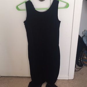 All in one suede jumpsuit